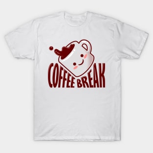 Coffee cup cartoon character T-Shirt